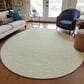 Dalyn Rug Company Laidley 6" Round Mist Indoor/Outdoor Area Rug, , large