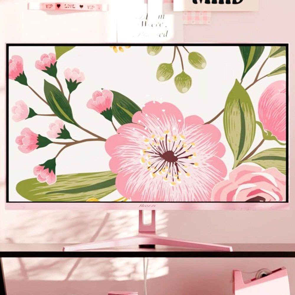 Arozzi Nova 32" IPS 180Hz Gaming Monitors in Pink, , large