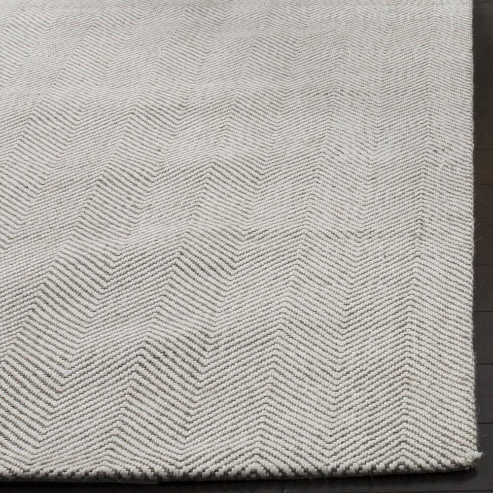 Safavieh Marbella Chevron 2&#39;3&quot; x 8&#39; Silver Runner, , large