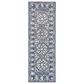 Safavieh Micro-Loop MLP619M 2"3" x 7" Blue and Ivory Runner, , large