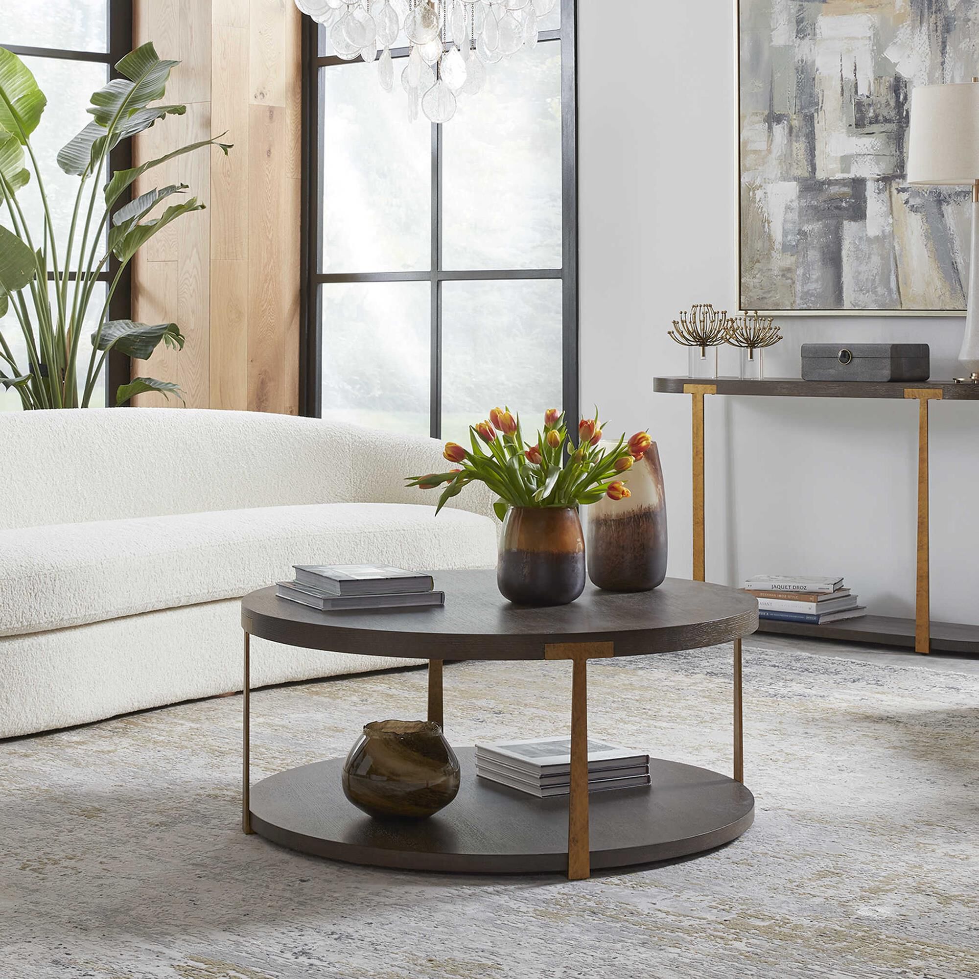 Mercer round coffee hot sale table