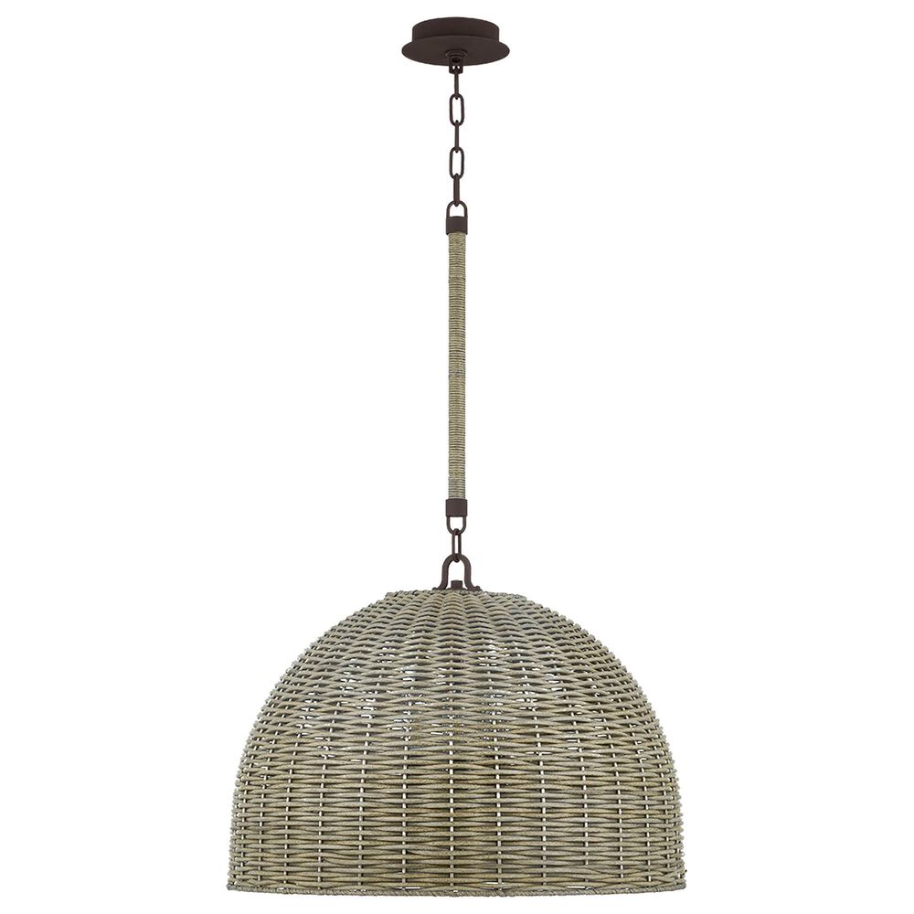 Troy Lighting Huxley 24" 3-Light Pendant Ceiling Light in Textured Bronze, , large