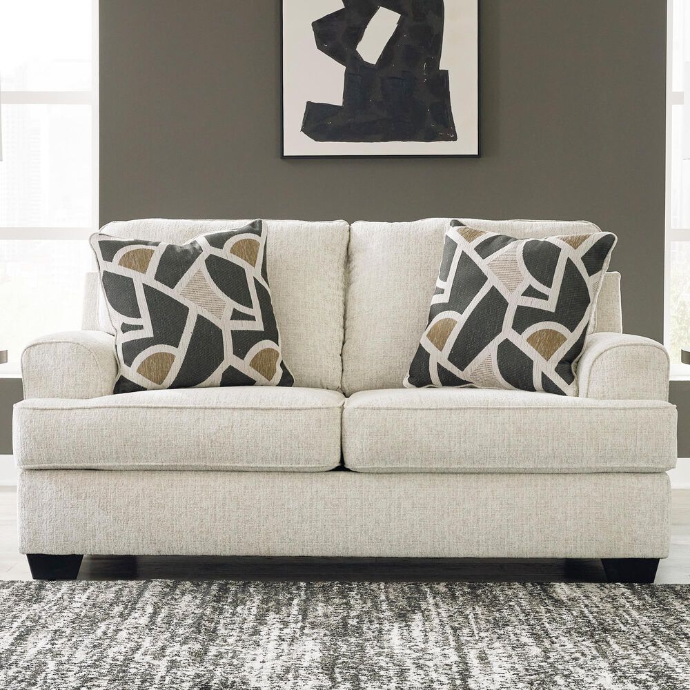 Ashley Heartcort Stationary Loveseat in Quartz, , large