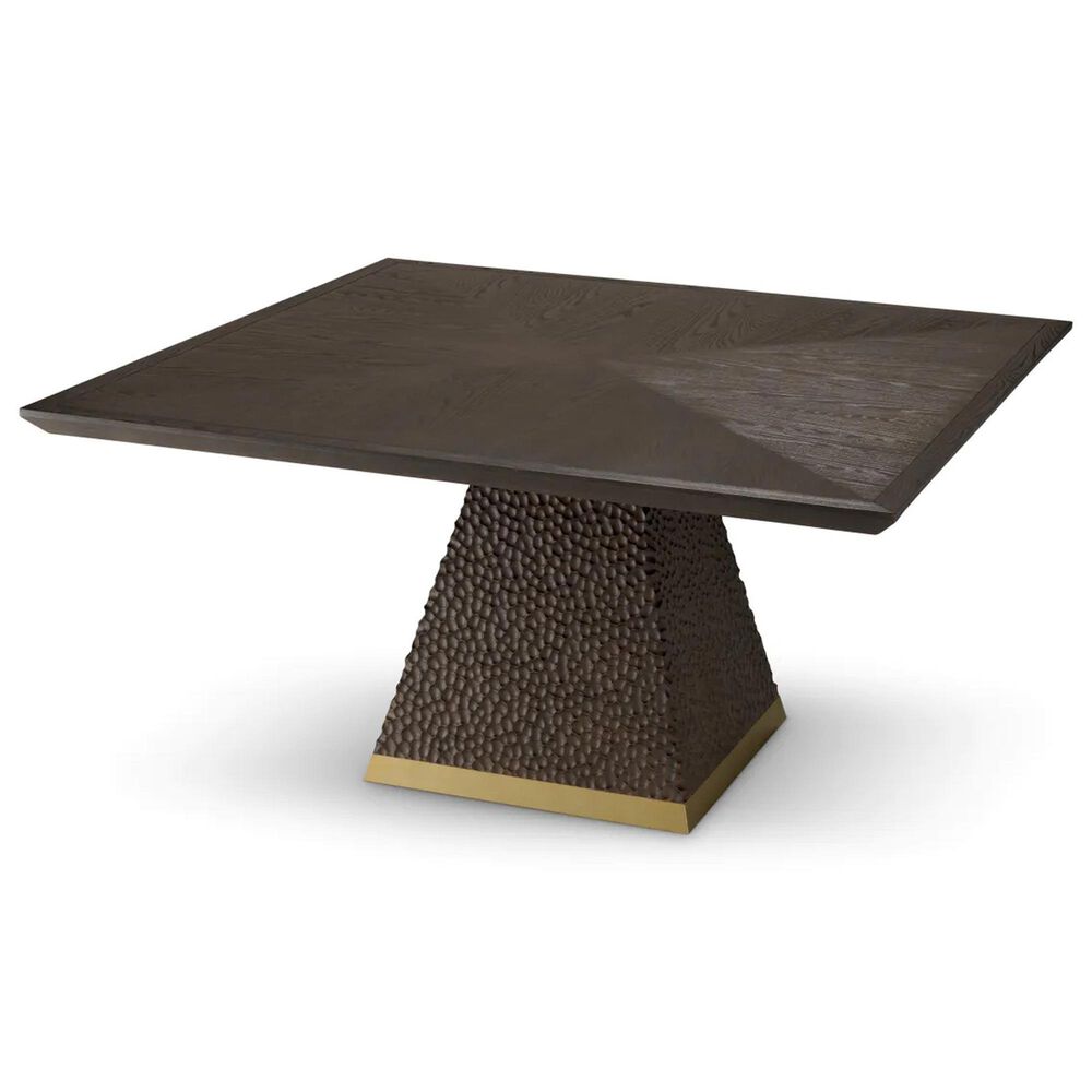 Eichholtz Rexton Ebony Oak Veneer Dining Table, , large