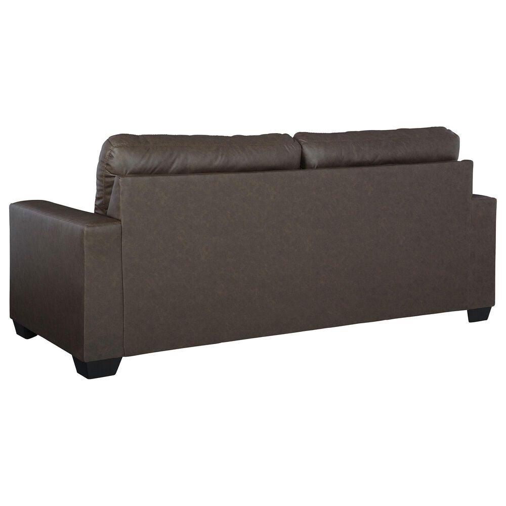 Ashley Barlin Mills Stationary Queen Sleeper Sofa in Umber, , large