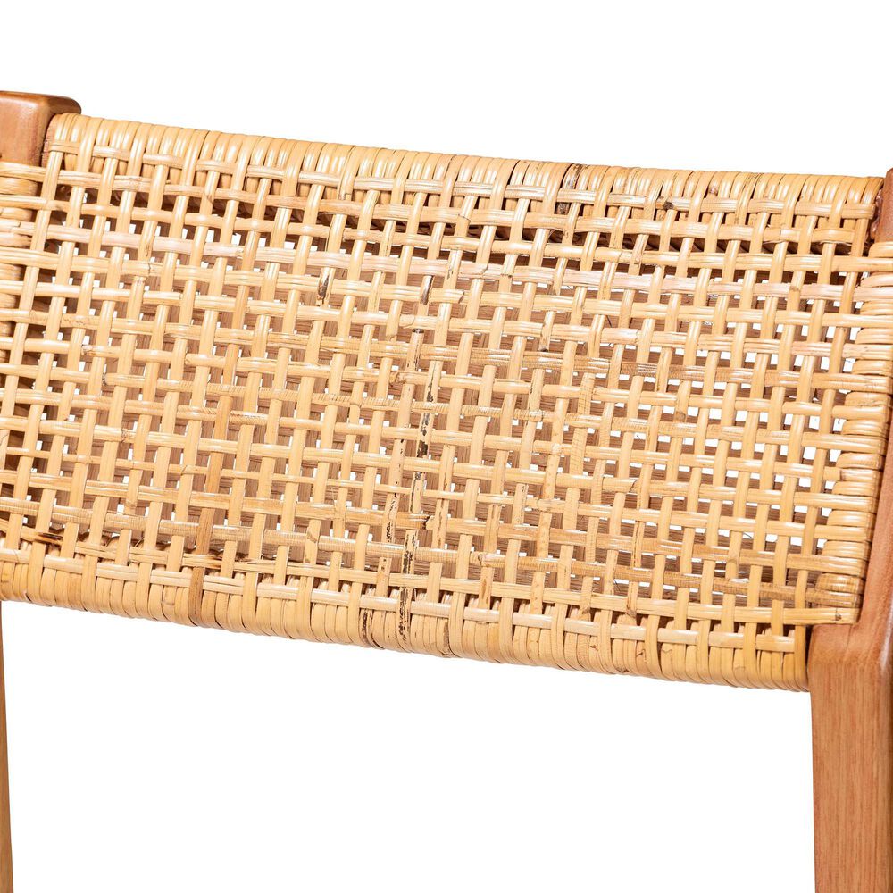 Baxton Studio Chatura Bar Stool in Honey (Set of 2), , large