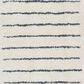 Safavieh Venus Shag VNS604B 2"7" Square Ivory and Dark Grey Area Rug, , large