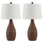 Ashley Cartford Table Lamp in Brown (Set of 2), , large