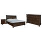 Millenium Porter 4-Piece King Bedroom Set in Rustic Brown, , large