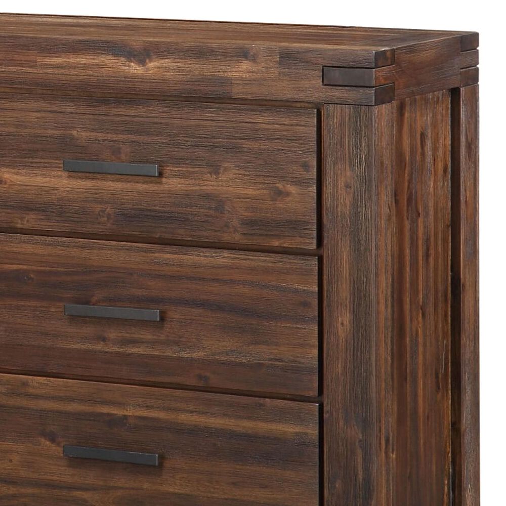 Urban Home Meadow 6-Drawer Dresser in Distressed Brick Brown, , large