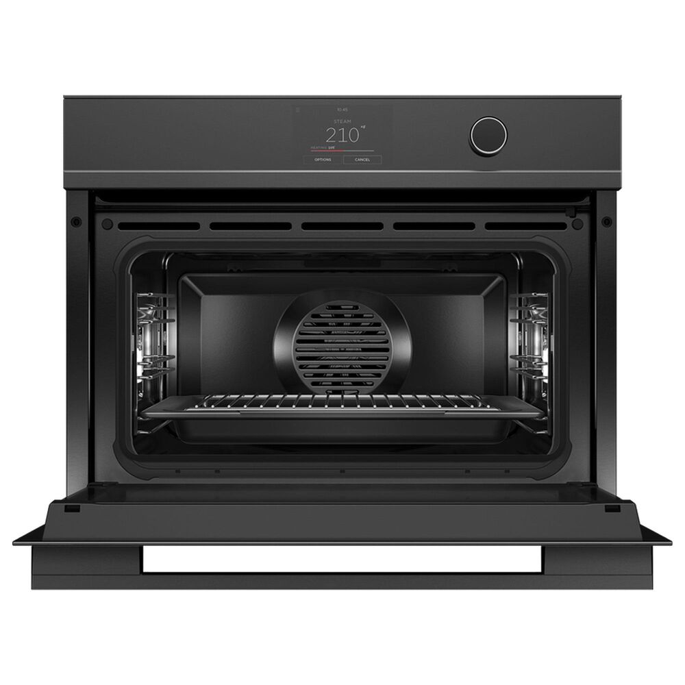 Fisher &amp; Paykel 24 Single Electric Wall Oven with 23-Function and Fan Grill in Black, , large