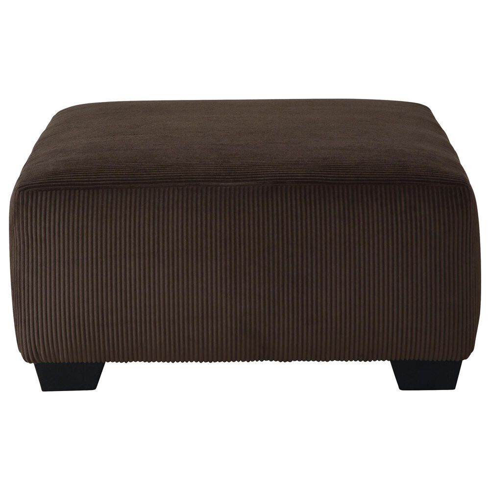 Ashley Kimlee Oversized Accent Ottoman in Chocolate Brown, , large
