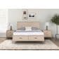 Furniture of America Sandnes King Platform Bed in Light Oak and Bronze, , large