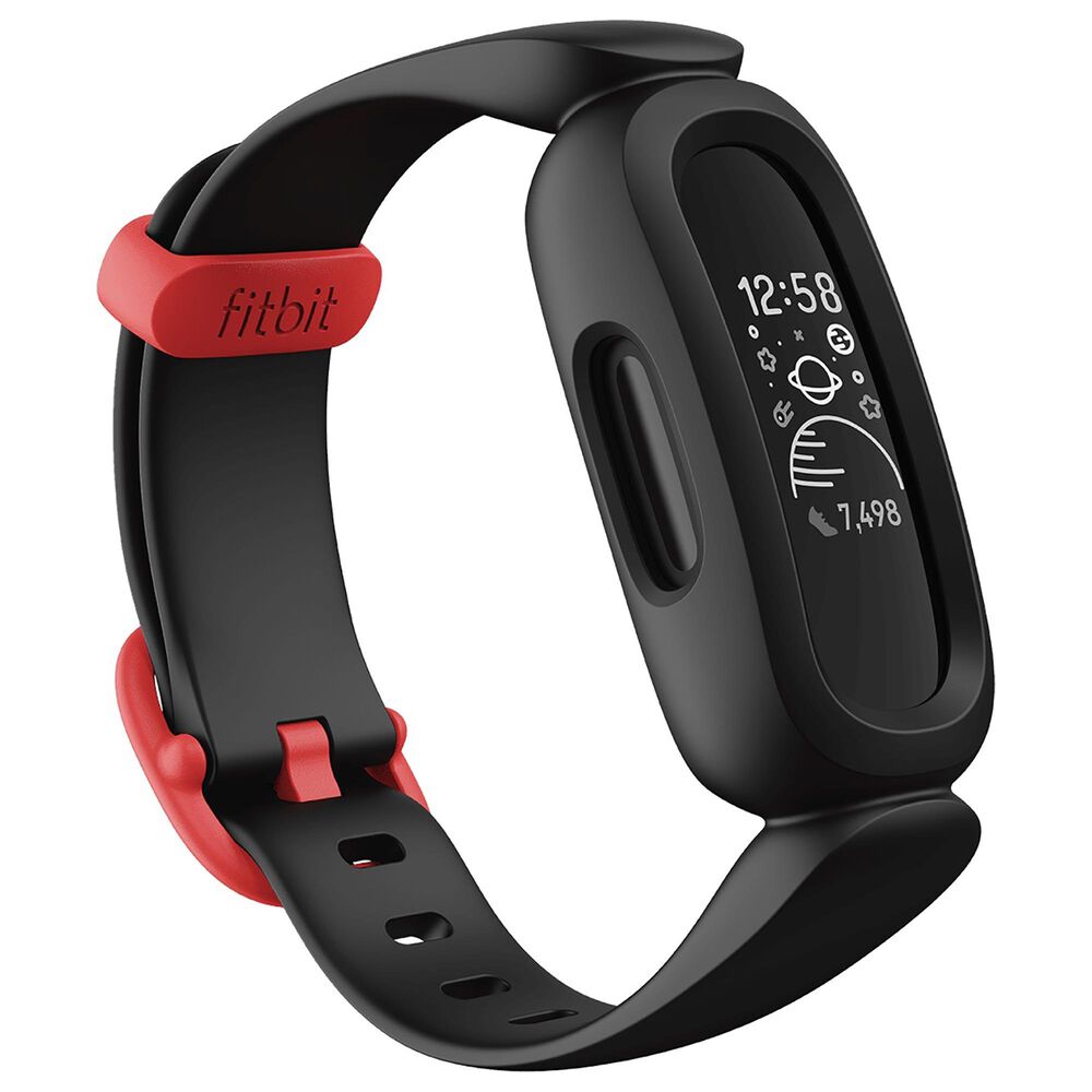 Controle gewelddadig meditatie Fitbit Ace 3 Activity Tracker in Cosmic Black and Sport Red | NFM