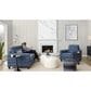 LumiSource Willow Accent Chair in Blue, , large