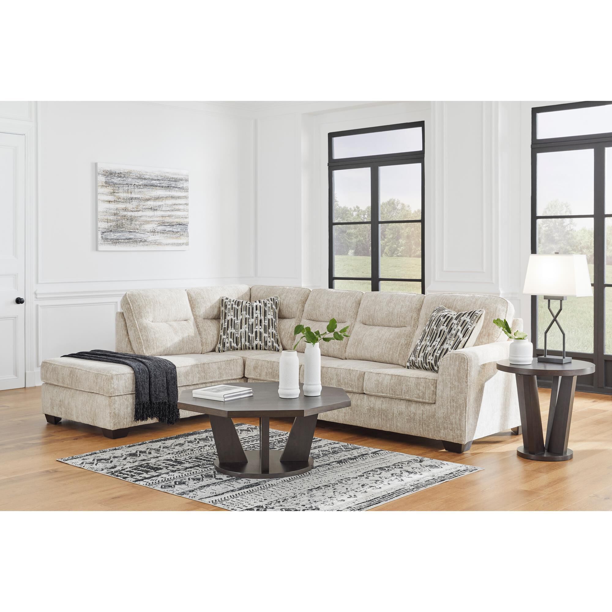 Large left store facing sectional