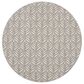 Nourison Aloha 7"10" Round Grey Indoor/Outdoor Area Rug, , large