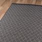 Momeni Como COM-4 10" x 13" Charcoal Area Performance Rug, , large