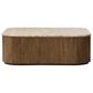 Amber Lewis x Four Hands Prescott Coffee Table in Fossil Marble, , large