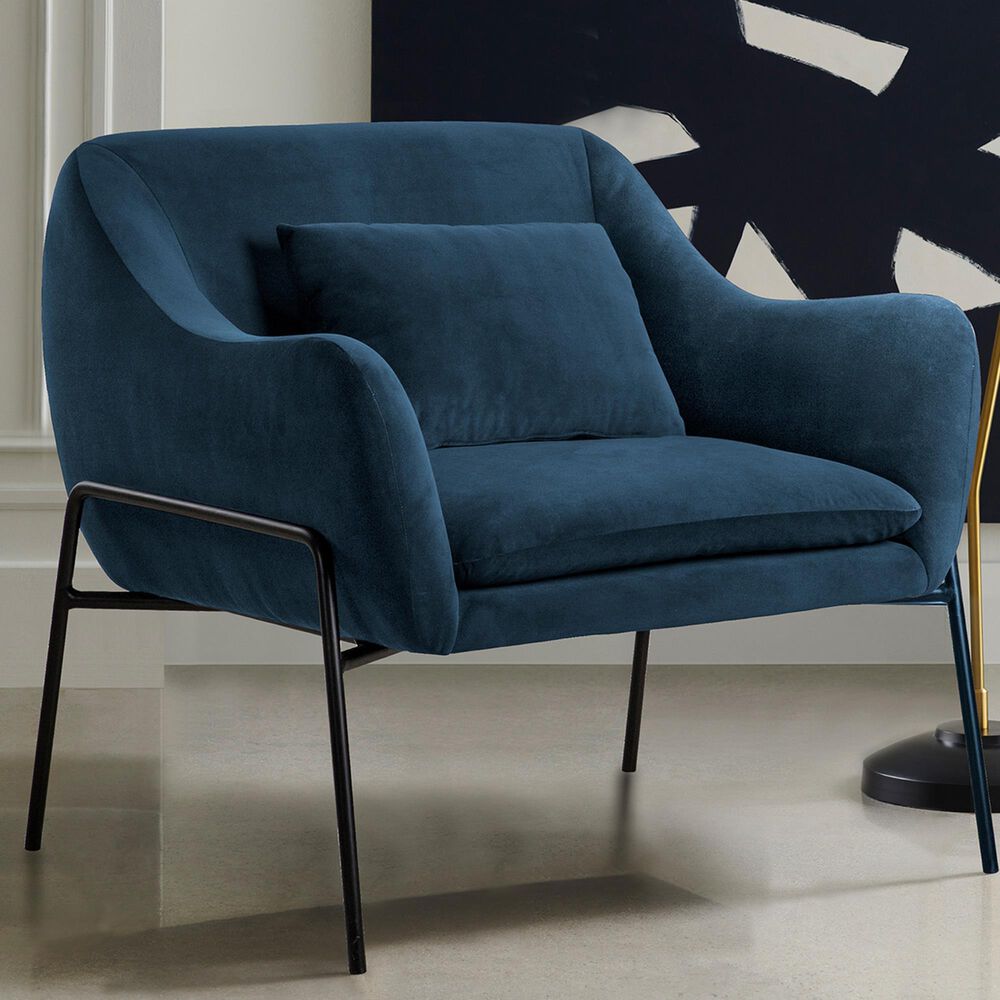 Blue River Karen Accent Chair in Blue, , large