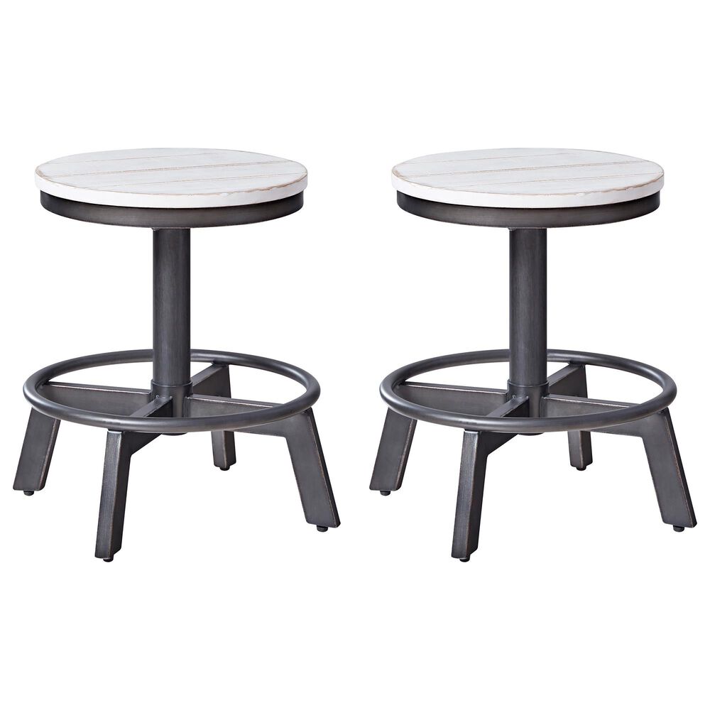 Ashley Torjin Counter Stool Set of 2 in Vintage White, , large