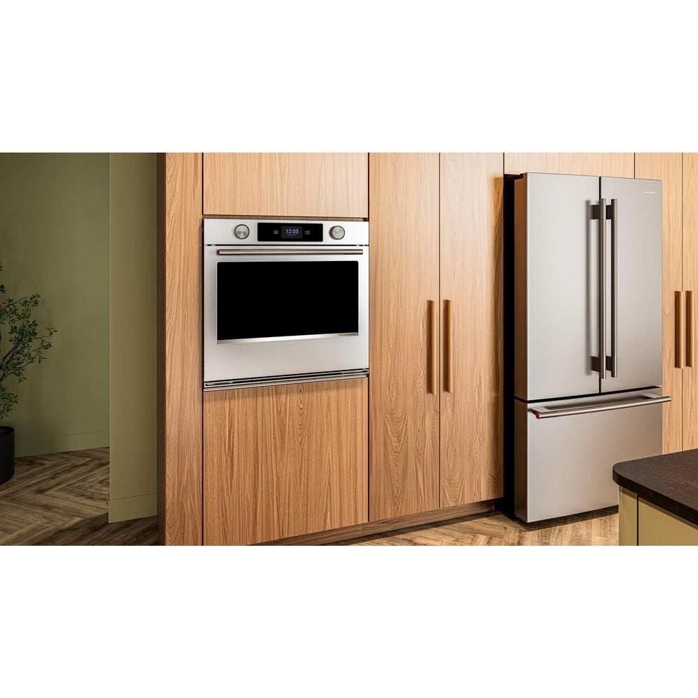 KitchenAid 5 Cu. Ft. Smart Electric Single Wall Oven with Intelligent Cooking Camera in PrintShield Stainless Steel, , large