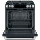 Cafe 2-Piece Kitchen Package with 30" Slide-In Gas Range and 1.7 Cu. Ft. Microwave Oven in Matte Black, , large