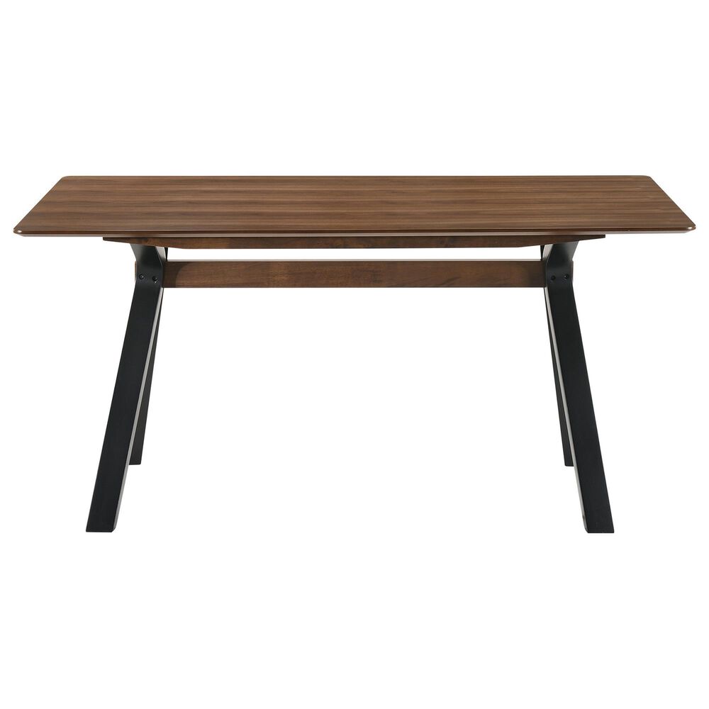 Blue River Laredo and Lima 5-Piece Dining Set in Walnut and Black, , large