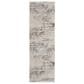 Nourison Rush 2"3" x 10" Ivory and Beige Runner, , large