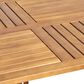 Hearth and Haven Hermosa 7-Piece Outdoor Dining Set with Cream Cushion in Teak, , large