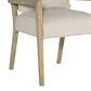 Hooker Furniture Surfrider Woven Back Arm Chair with Beige Cushion in Driftwood (Set of 2), , large
