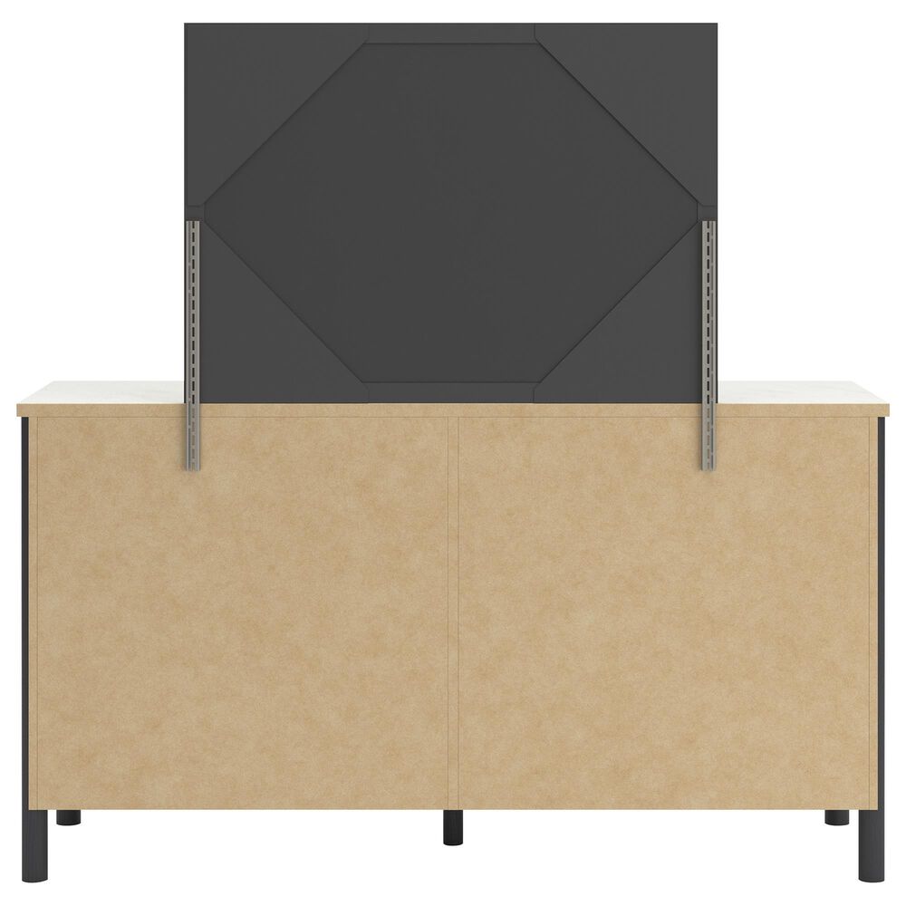 Ashley Cadmori 4-Piece Full Platform Bedroom Set in Black and White, , large