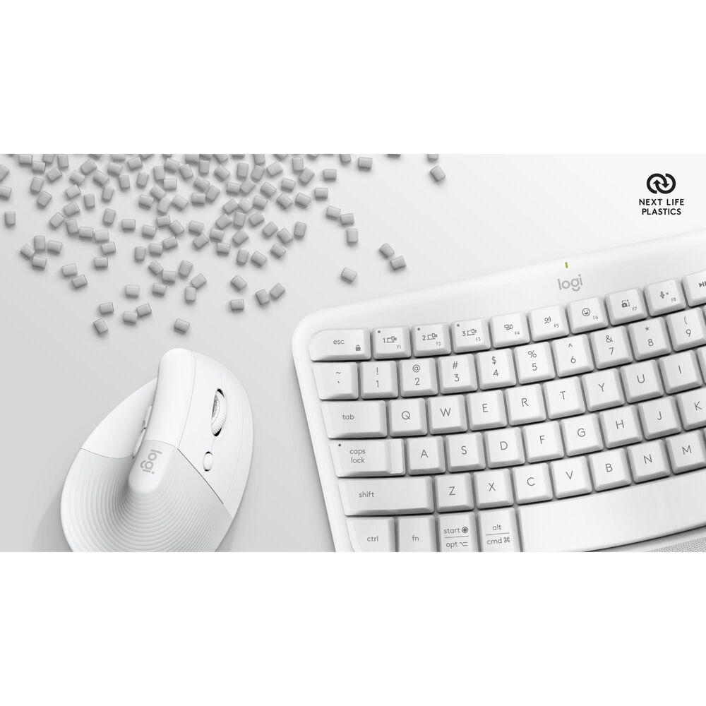 Logitech Ergo Wave Keys and Lift Combo in Off-White, , large