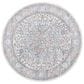 Safavieh Oregon 6"7" Round Grey and Blue Area Rug, , large