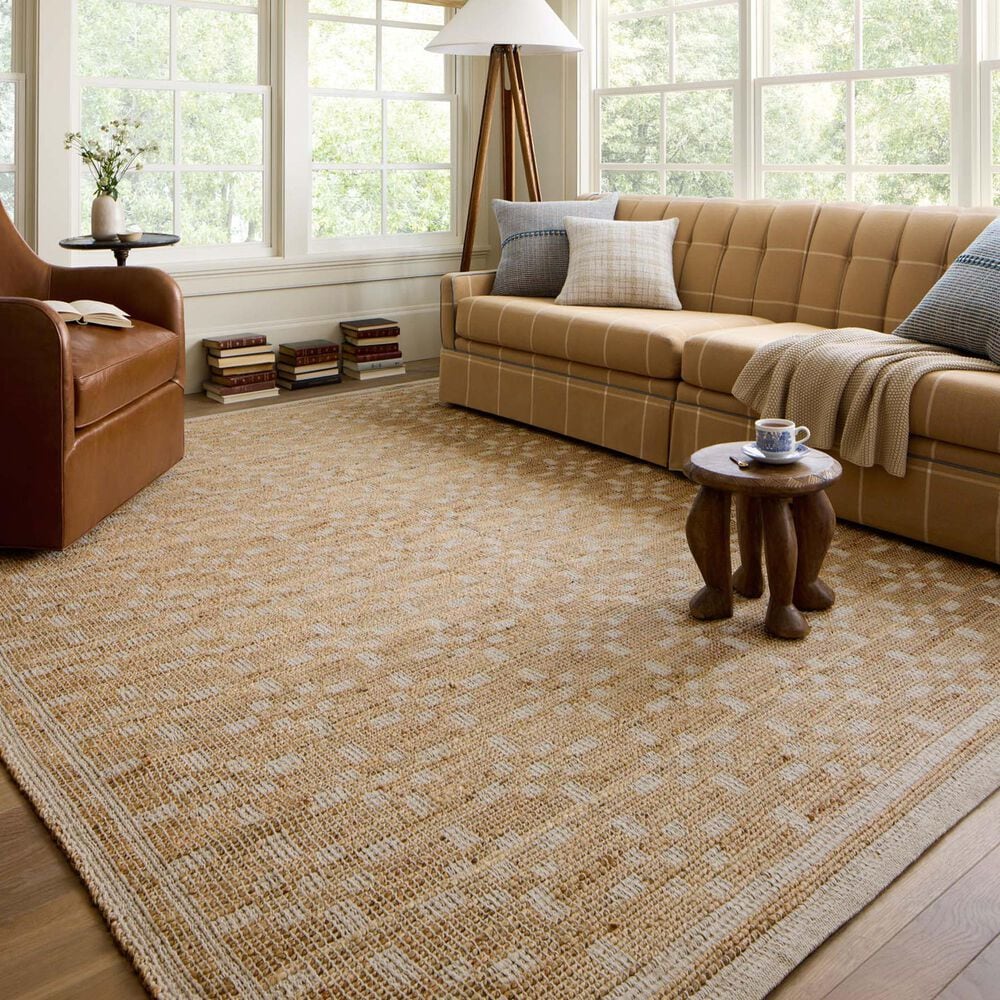 Chris Loves Julia x Loloi Judy 9&#39;3&quot; x 13&#39; Natural and Ivory Area Rug, , large