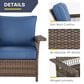 Sunwell Garden Patio Sationary Chair in Navy (Set of 2), , large