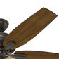Hunter Newsome 52" Ceiling Fan with 3 Lights in Premier Bronze, , large