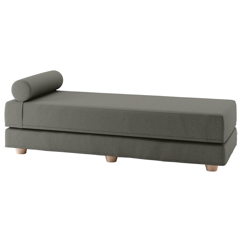 Jaxx Sacks Alon Daybed with Queen FoldOut Mattress in Charcoal NFM