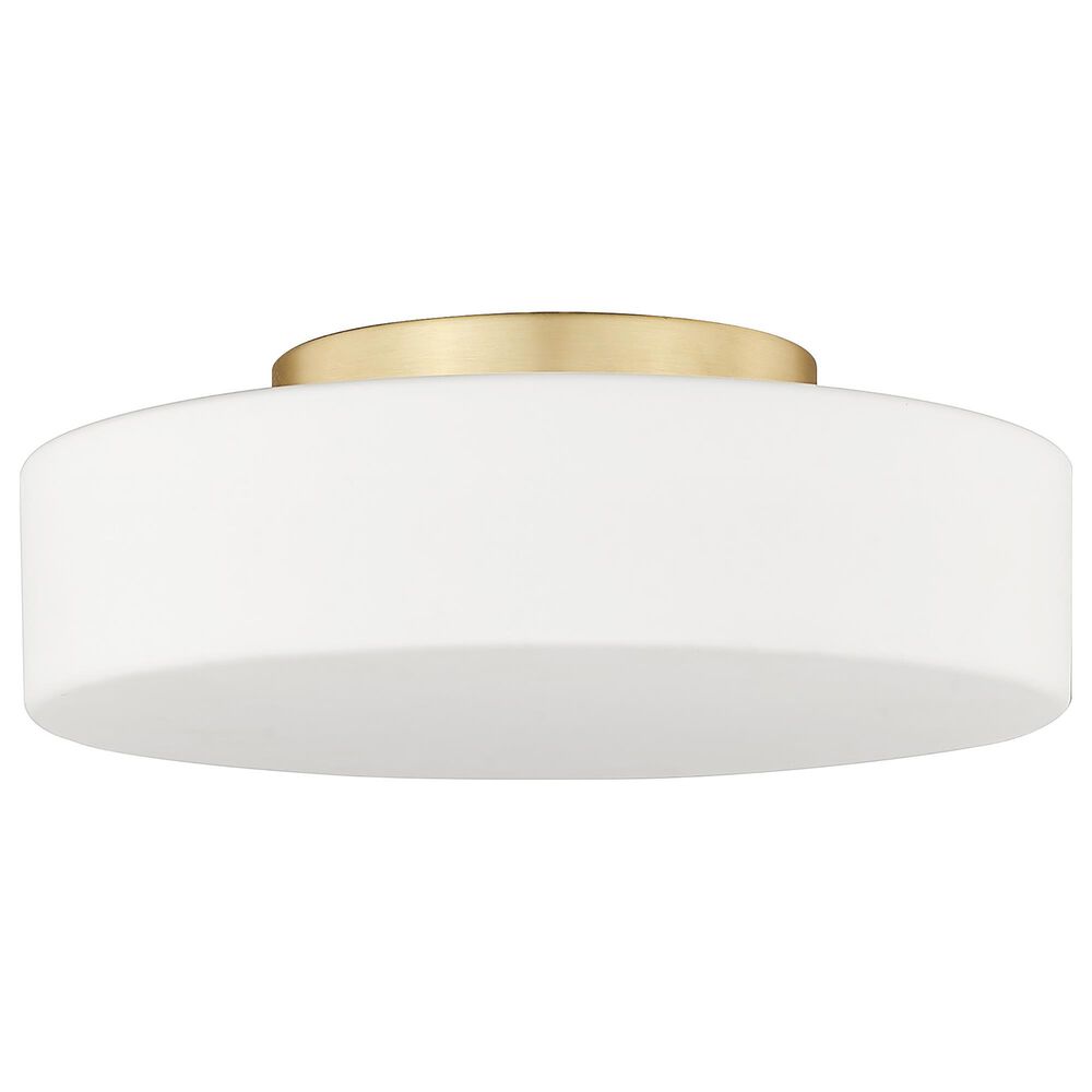 Golden Lighting Toli 1-Light Flush Mount in Brushed Champagne Bronze, , large