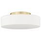 Golden Lighting Toli 1-Light Flush Mount in Brushed Champagne Bronze, , large