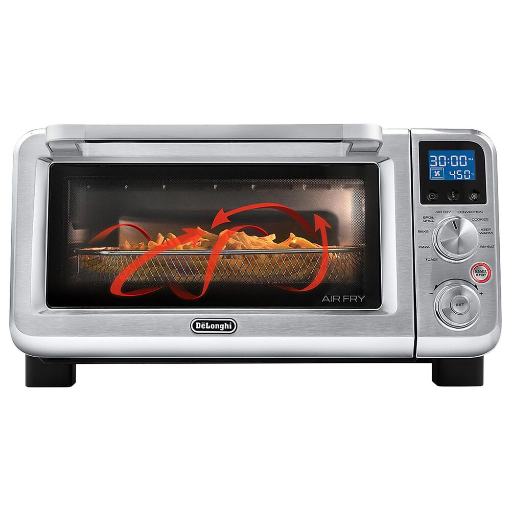 De&#39;Longhi Livenza 0.5 Cu. Ft. 9-In-1 Digital Air Fry Convection Toaster Oven in Silver, , large