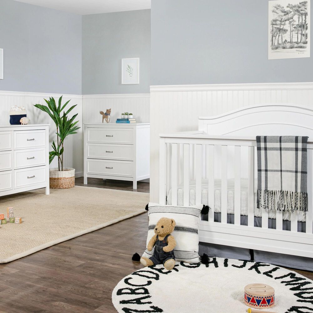 DaVinci Charlie 3 Drawer Dresser in White, , large