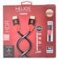 Sanus Tilting Wall Mount for 32" - 90" TVs with Red Series HDMI Cable and 7-Outlet 900J Surge Protector Power Strip in Black, , large