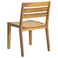 Hearth and Haven 3-Piece Outdoor Bistro Set with Round Table in Teak, , large