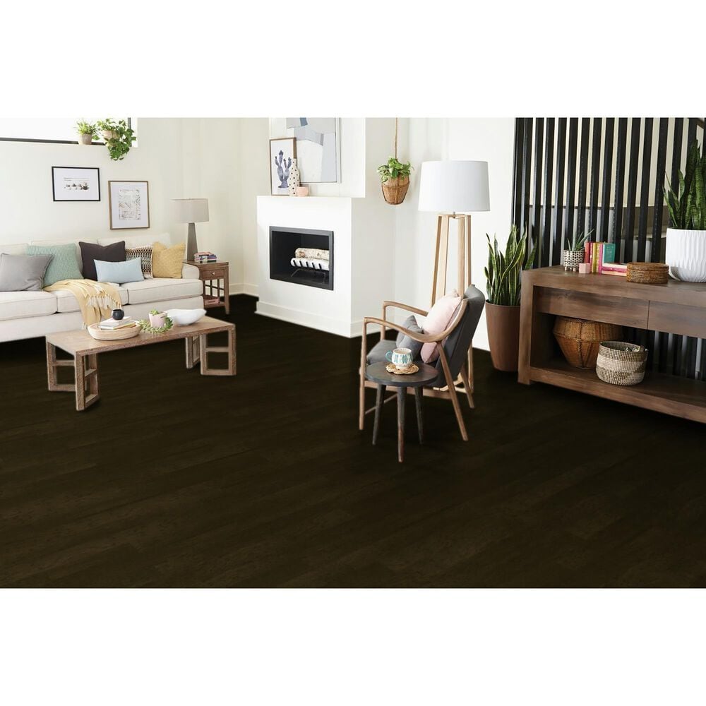Hartco Prime Harvest Blackened Brown 5&quot; Hickory Engineered Hardwood, , large