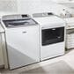 Maytag 5.3 Cu. Ft. Top Load Washer and 7.4 Cu. Ft. Gas Dryer Laundry Pair in White, , large