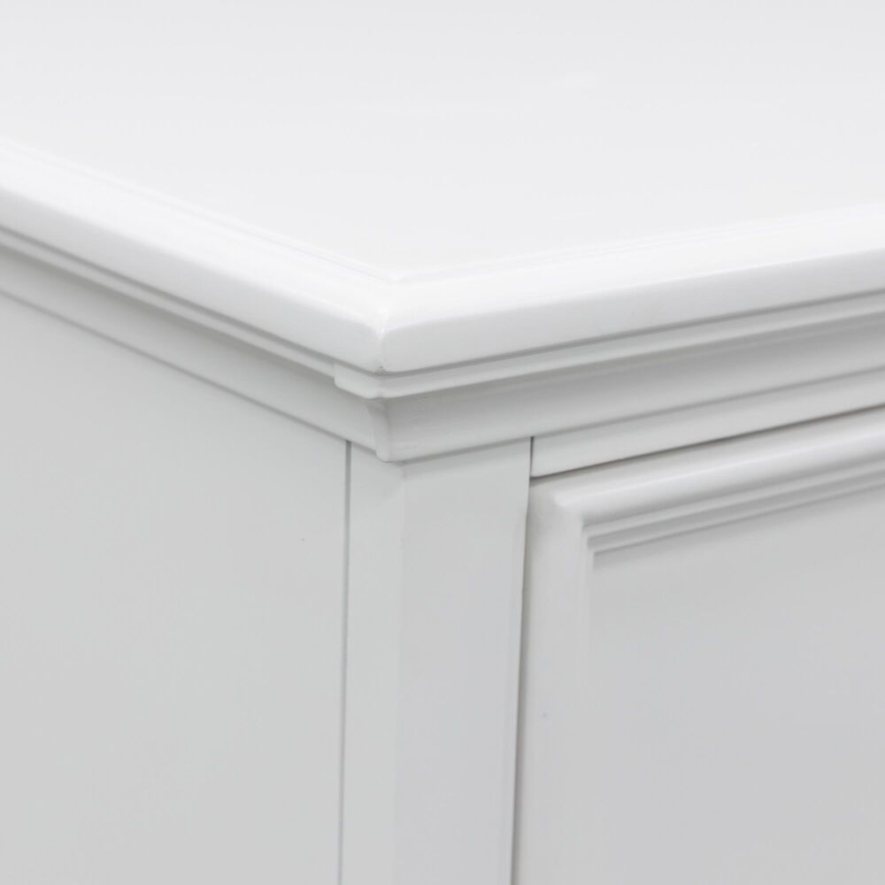 Ashley Fortman Dresser and Mirror in White, , large