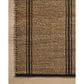 Angela Rose Colton 4" x 6" Natural and Black Area Rug, , large