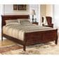 Ashley Alisdair Queen Sleigh Bed in Dark Brown, , large