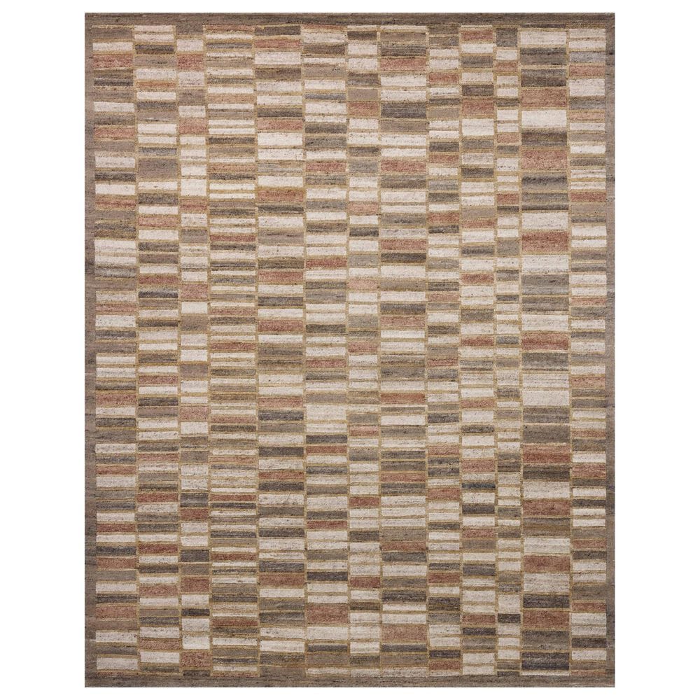 Loloi Nara Smoke and Multicolor 8"6" x 11"6" Area Rug, , large